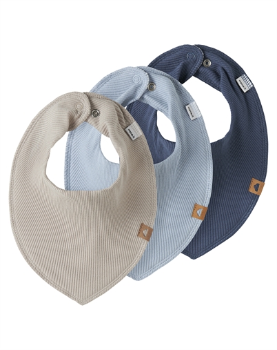 Name It - NBMYasim Rib hagesmæk 3-pak - Chateau Gray/ Blue Fog